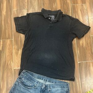 Classic Men's Polo in Deep Grey
